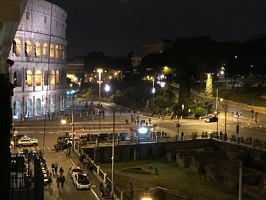 Nighttime at the Colosseum